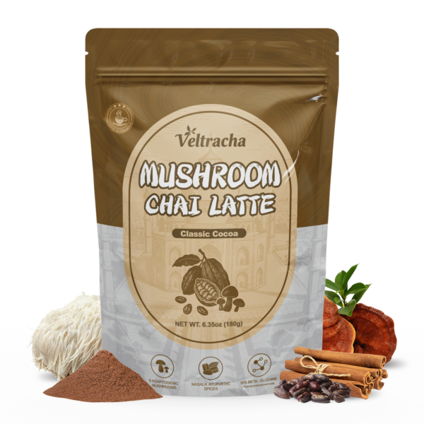 Mushroom Chai Latte, Cocoa Flavor