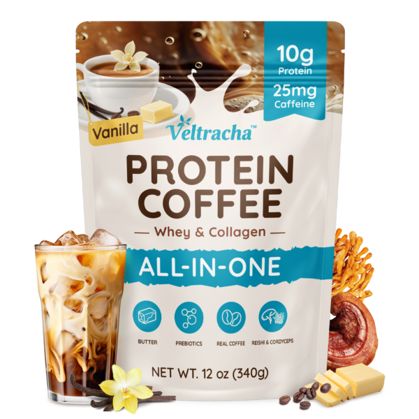 Collagen Protein Iced Coffee, Vanilla Flavor