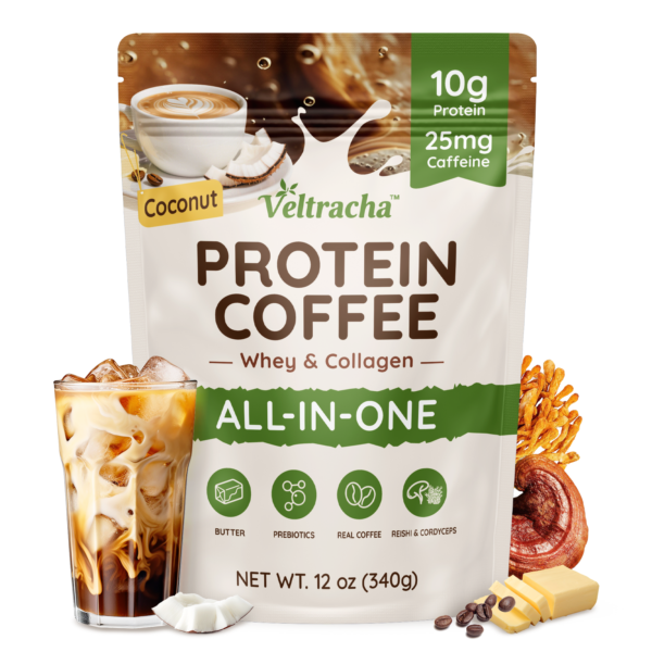 Collagen Protein Iced Coffee, Coconut Flavor